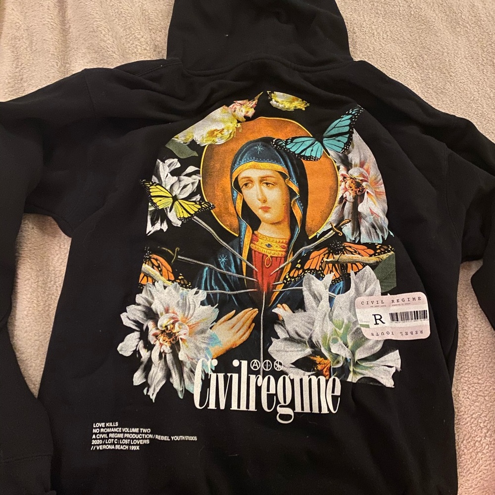 Civil regime SIN faith hoodie limited edition